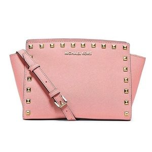 Michael Kors Pink Studded Selma Bag